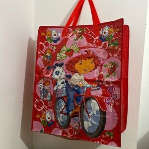 Berry Bitty  REUSABLE TOTE BAG  With Zip Closure size XL